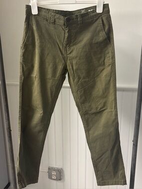 George Men's Olive Chino Pants #128